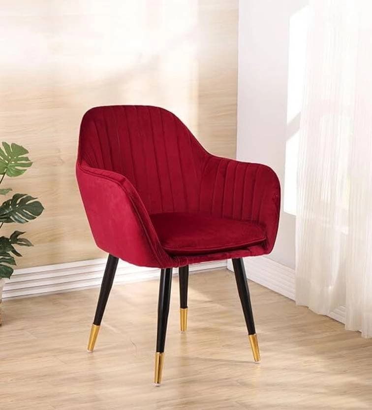 Red Velvet Armchair