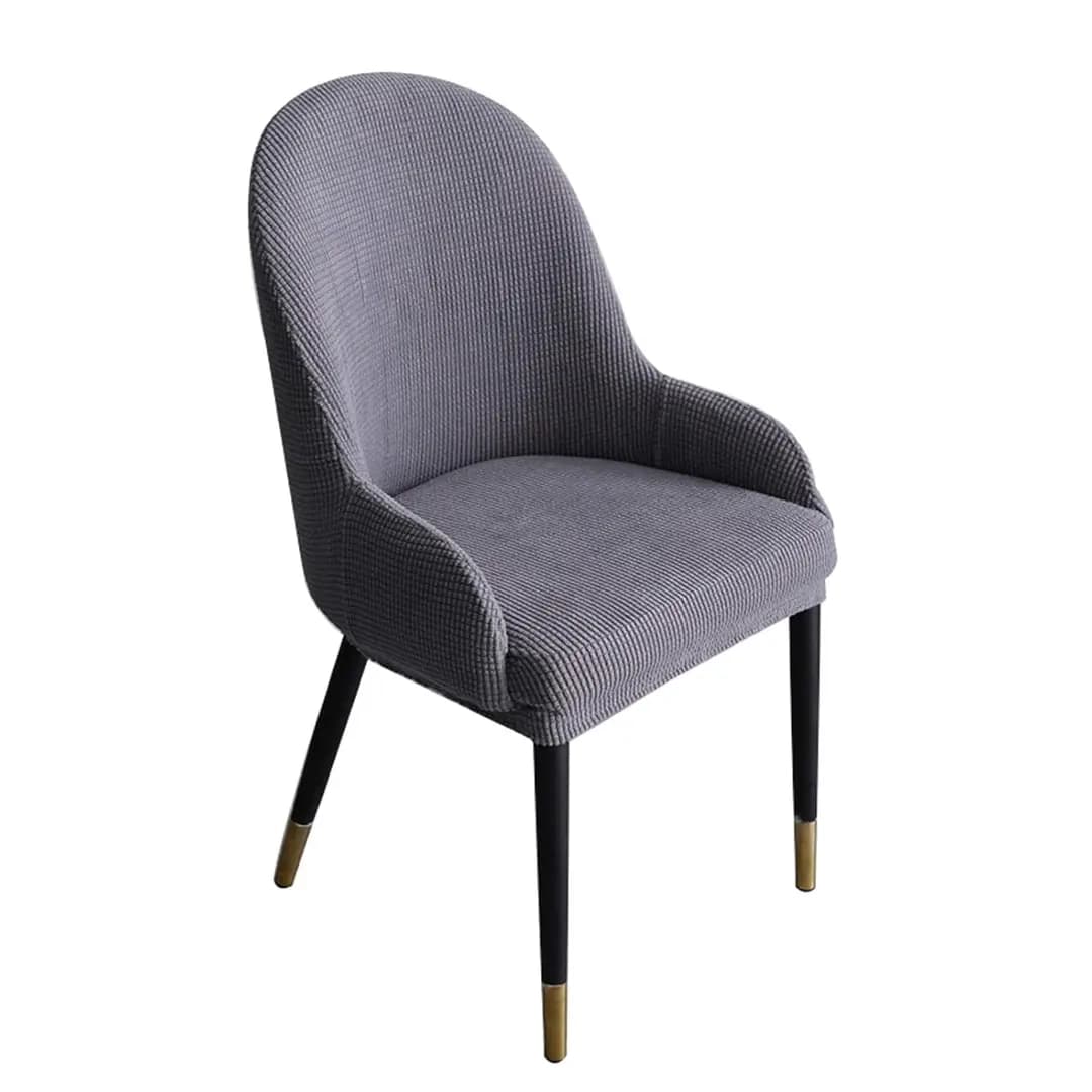 Textured Grey Lounge Chair