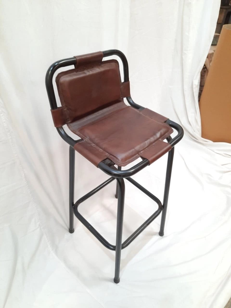 Industrial-Style Bar Stool
